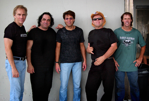 The Livesays with Kasim Sultan (center)&nbsp;at Miami Bayfront Amphitheater Dec 18 2005